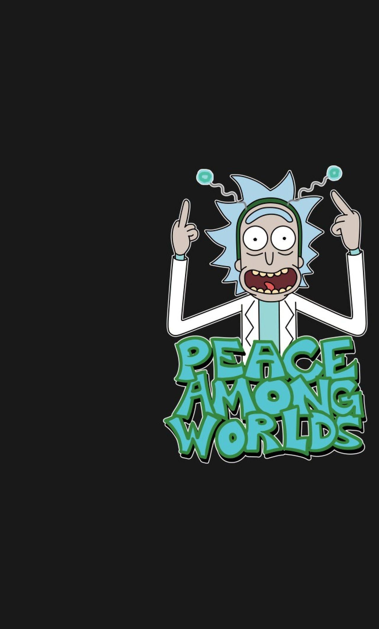 1280x2120 Peace Among Worlds Rick and Morty iPhone 6 plus