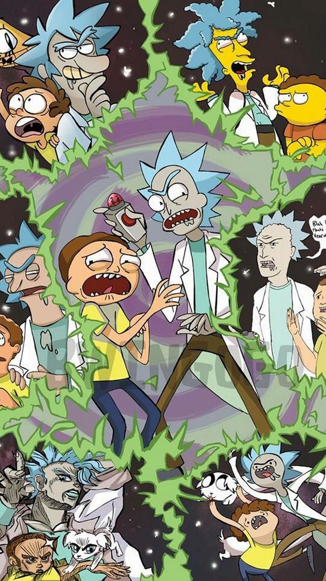 1080x1920 Rick And Morty Quotes Wallpaper