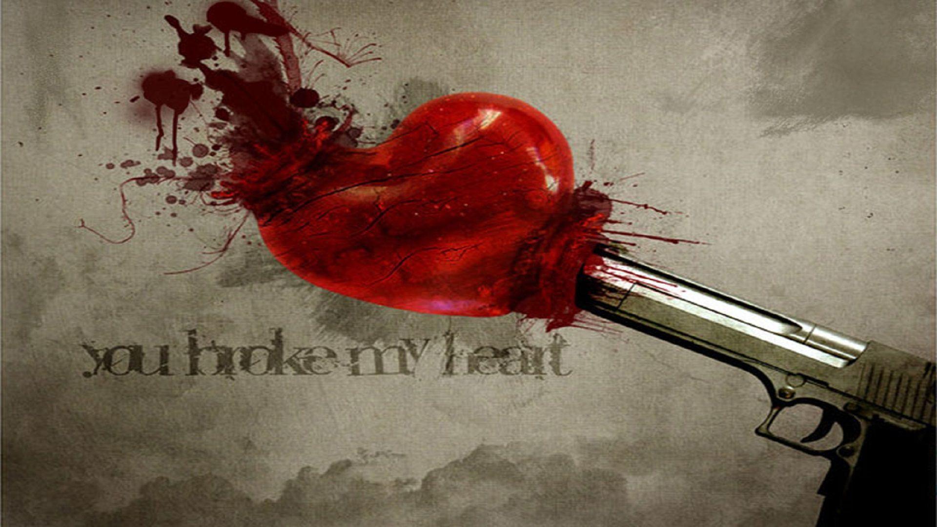 1920x1080 Broken Heart Wallpaper Free Hd