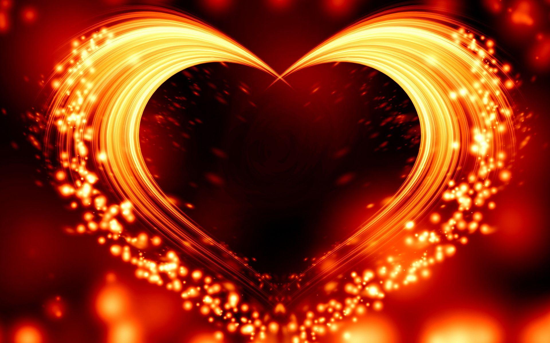 1920x1200 Cool Heart Background