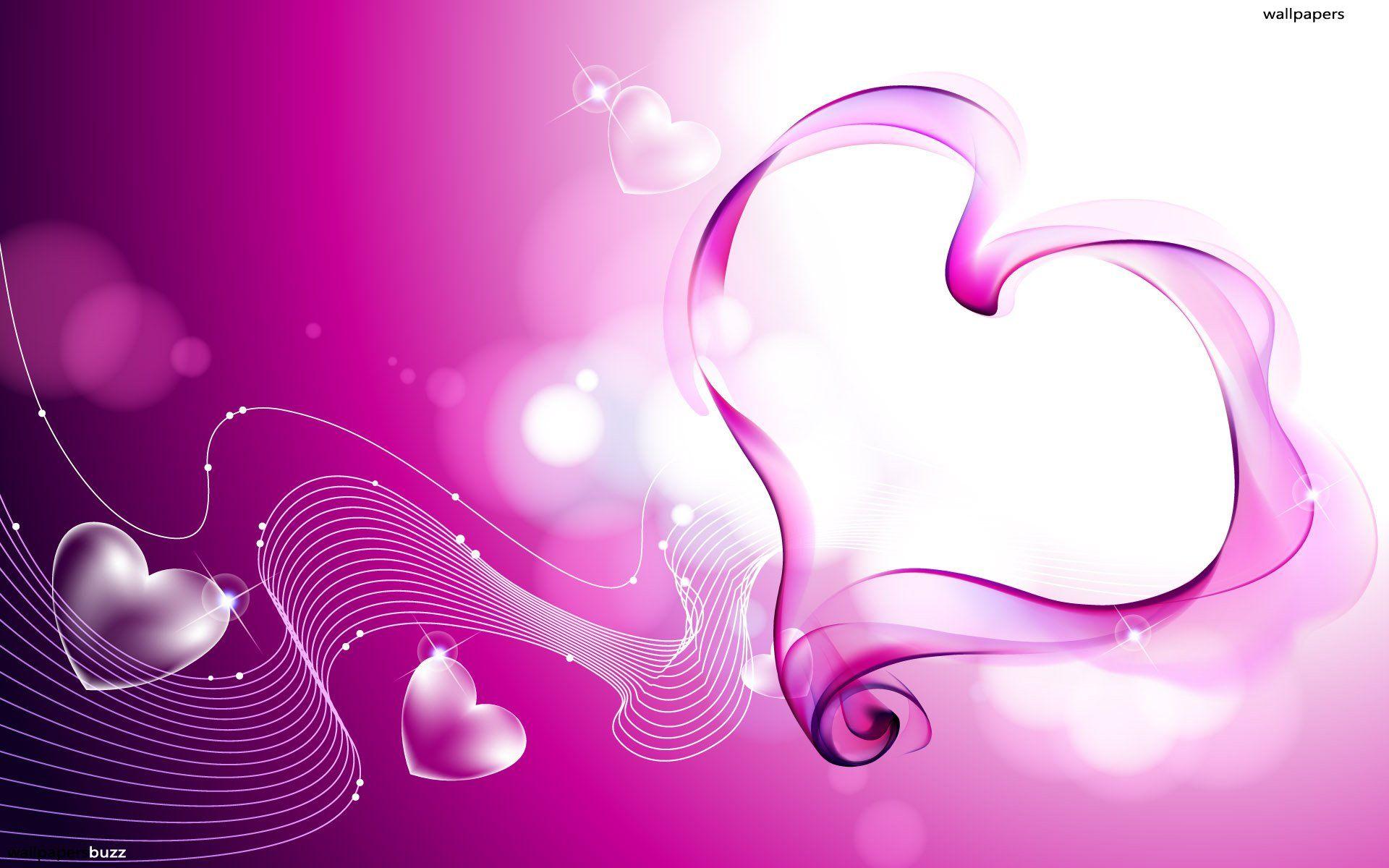 1920x1200 Pink Abstract Wallpaper, Heart Pink Abstract Wallpaper