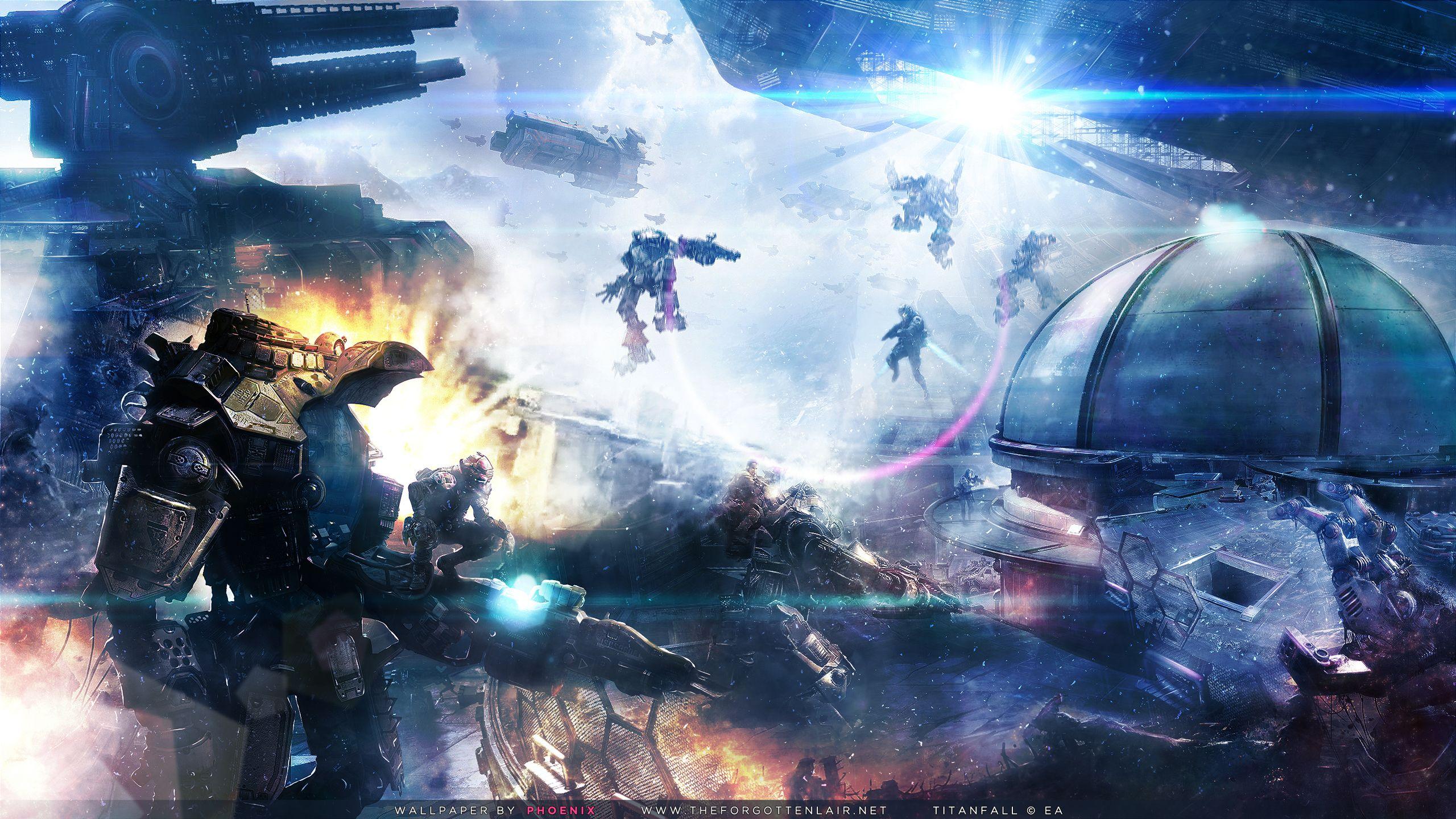 2560x1440 Titanfall Background Wallpaper