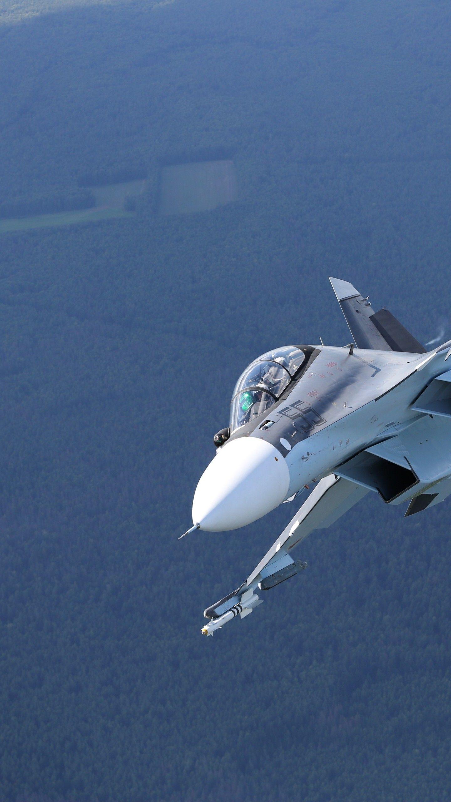 1440x2560 Wallpaper Sukhoi Su 30SM, Fighter Jet, Russian Air Force, HD, 5K, Military,. Wallpaper For IPhone, Android, Mobile And Desktop