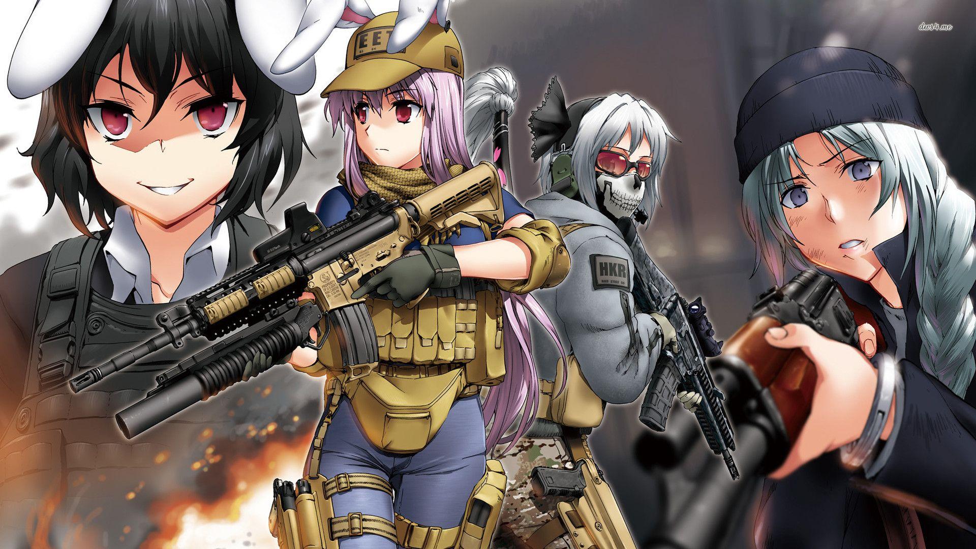 1920x1080 Anime Gun Wallpaper