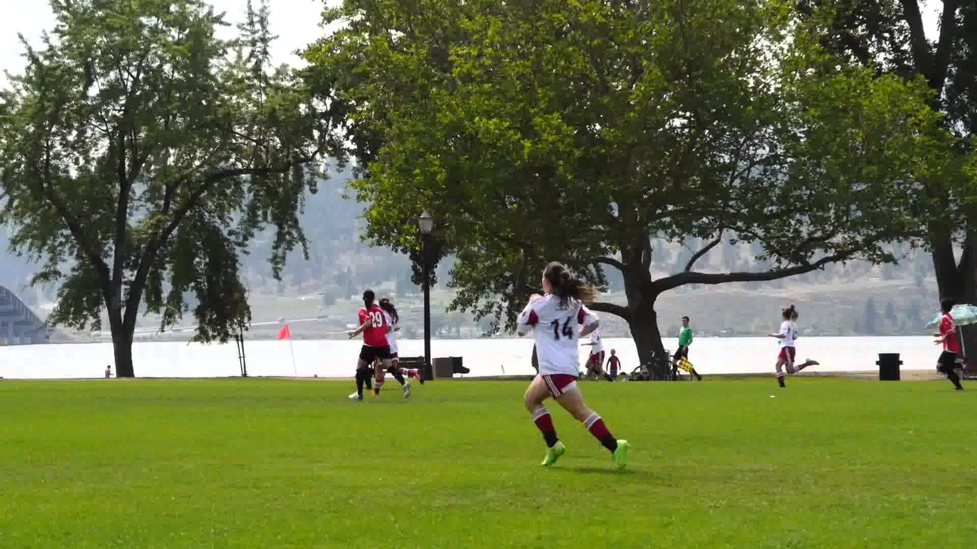 1920x1080 Elite Japanese Soccer Academy Playing Local Teams in City Park
