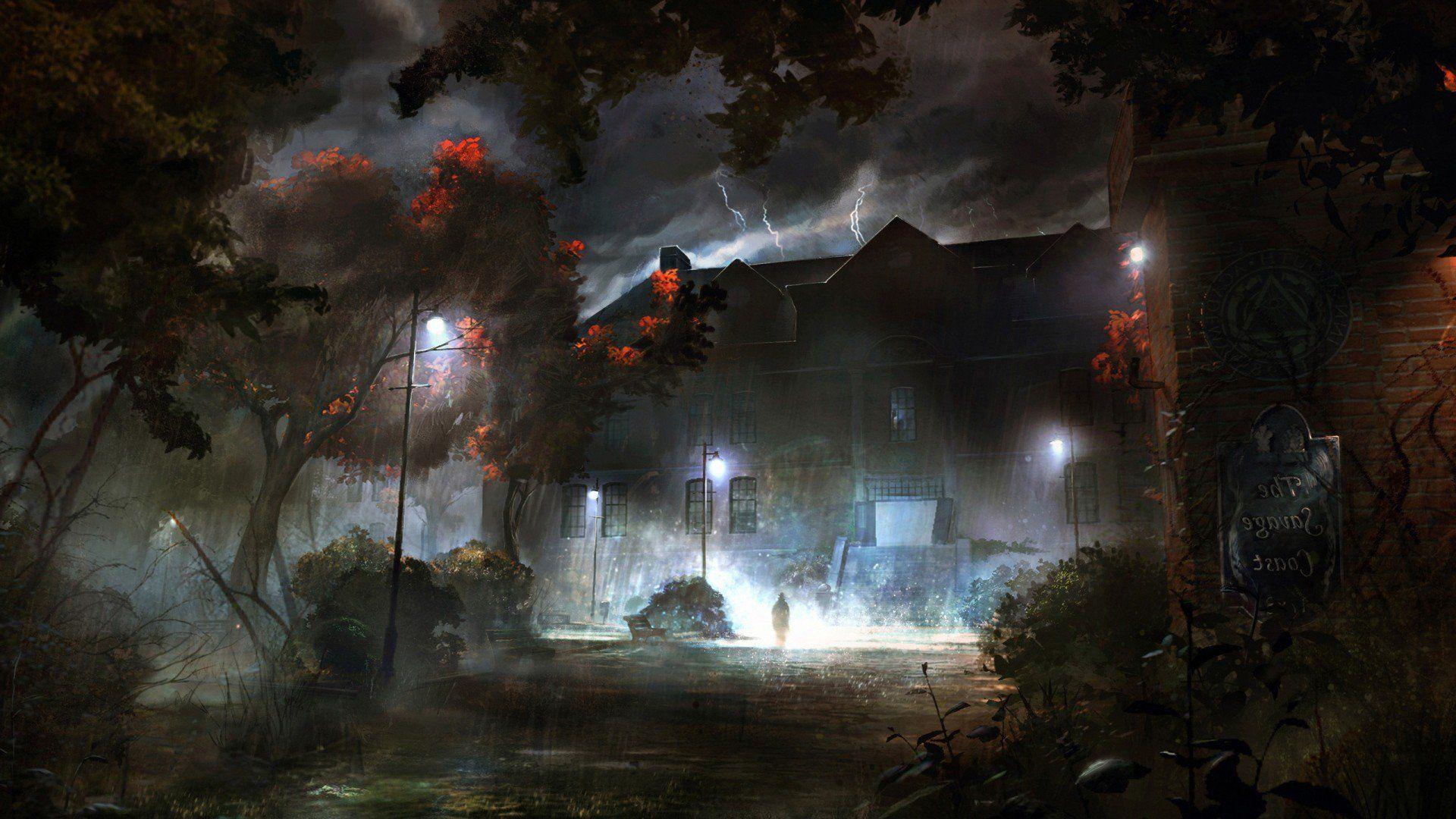 1920x1080 Rain House, HD Artist, 4k Wallpaper, Image, Background, Photo