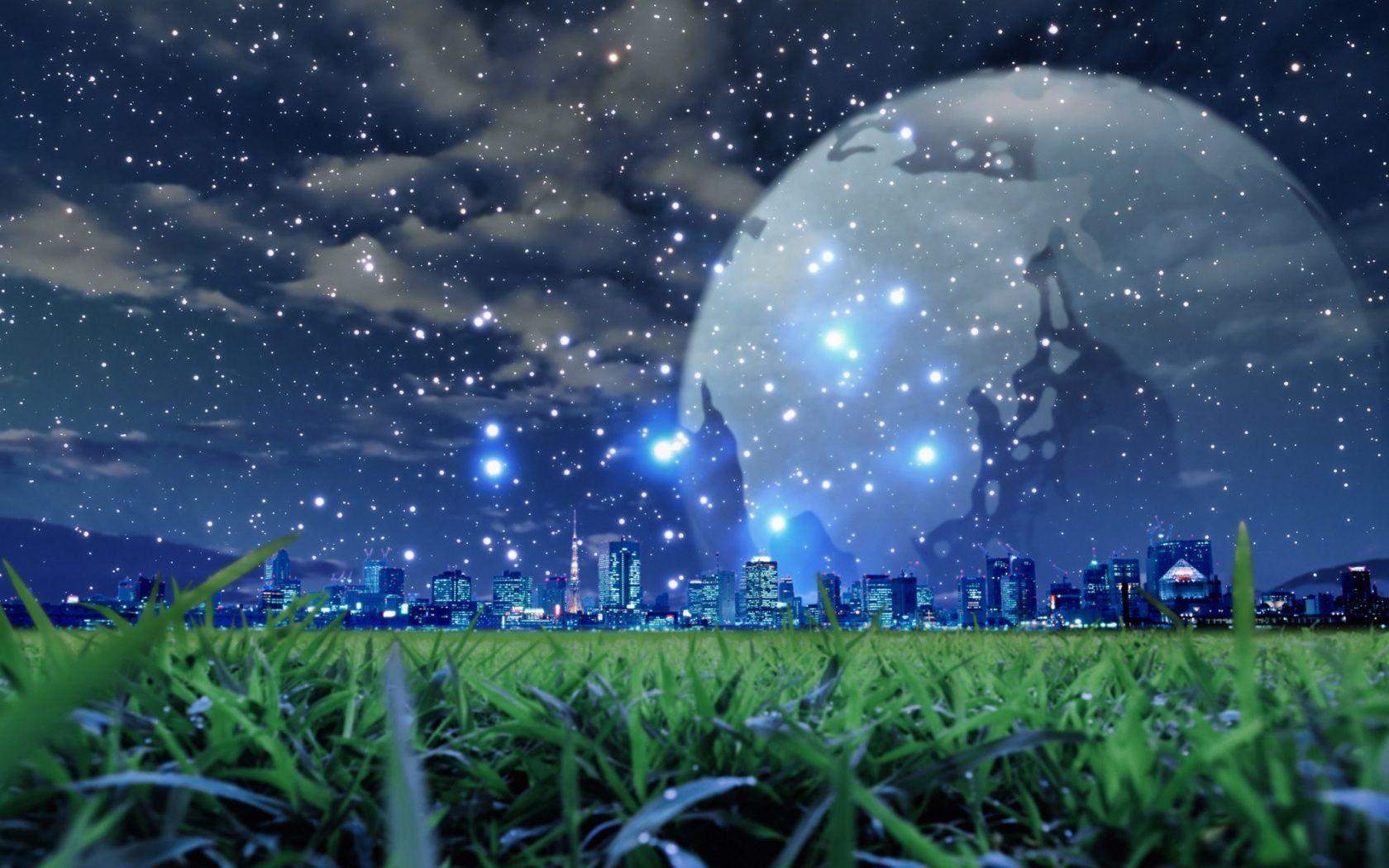 1680x1050 Anime : Van Gogh Starry Night Wallpaper Van Gogh Starry Night