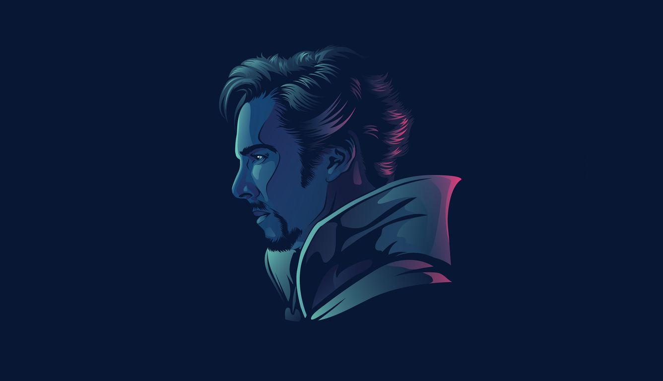 1336x768 Doctor Strange Minimalist 4k Laptop HD HD 4k Wallpaper