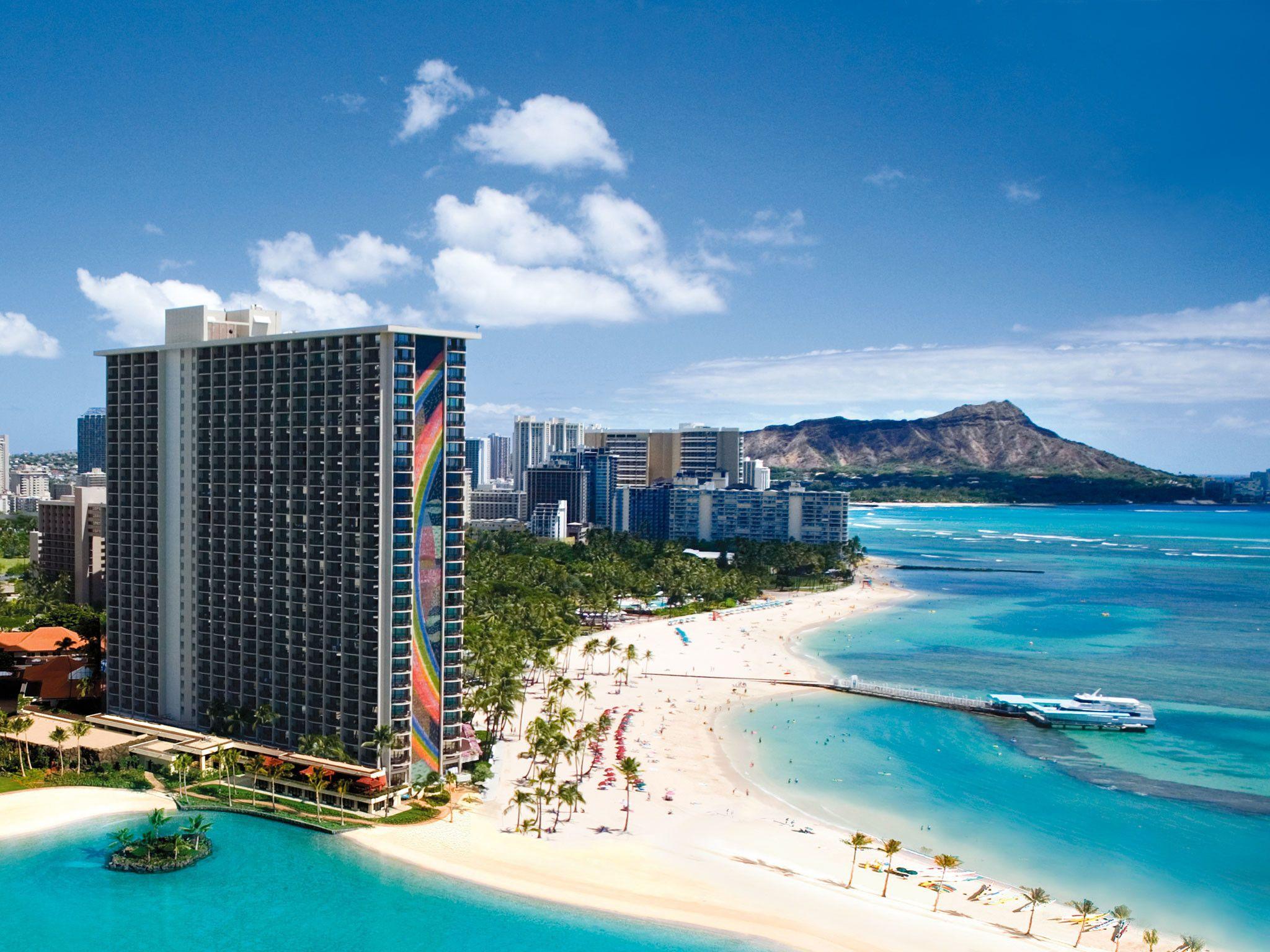 2048x1536 Free download Waikiki Beach Wallpaper - [2048x1536]