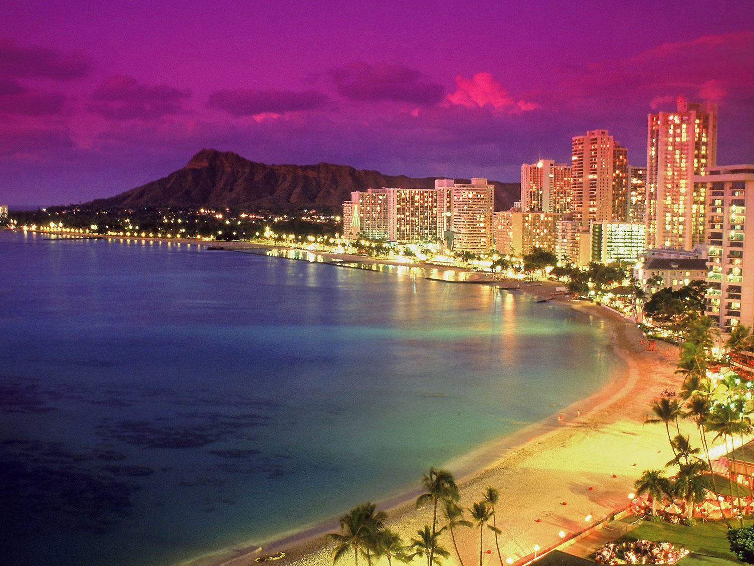 1504x1128 Waikiki Wallpaper