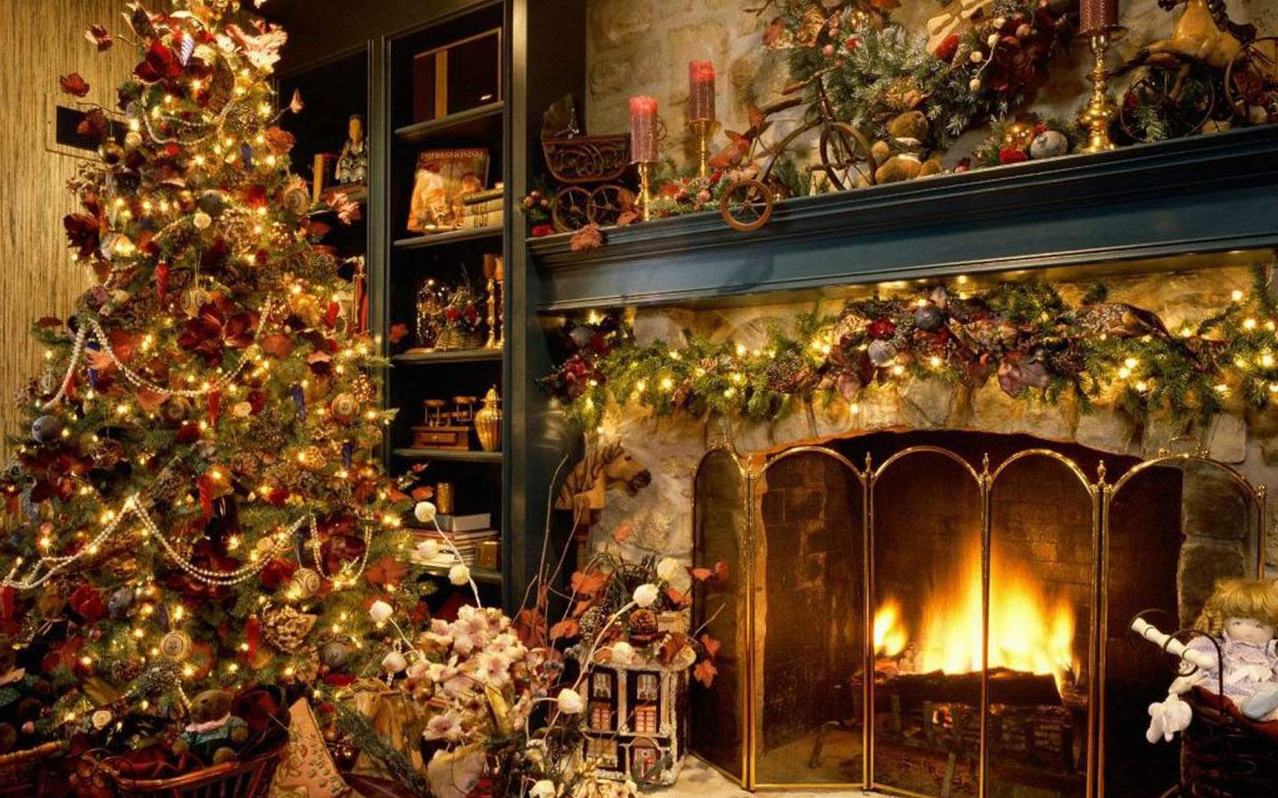 1440x900 3D Christmas Wallpaper 7
