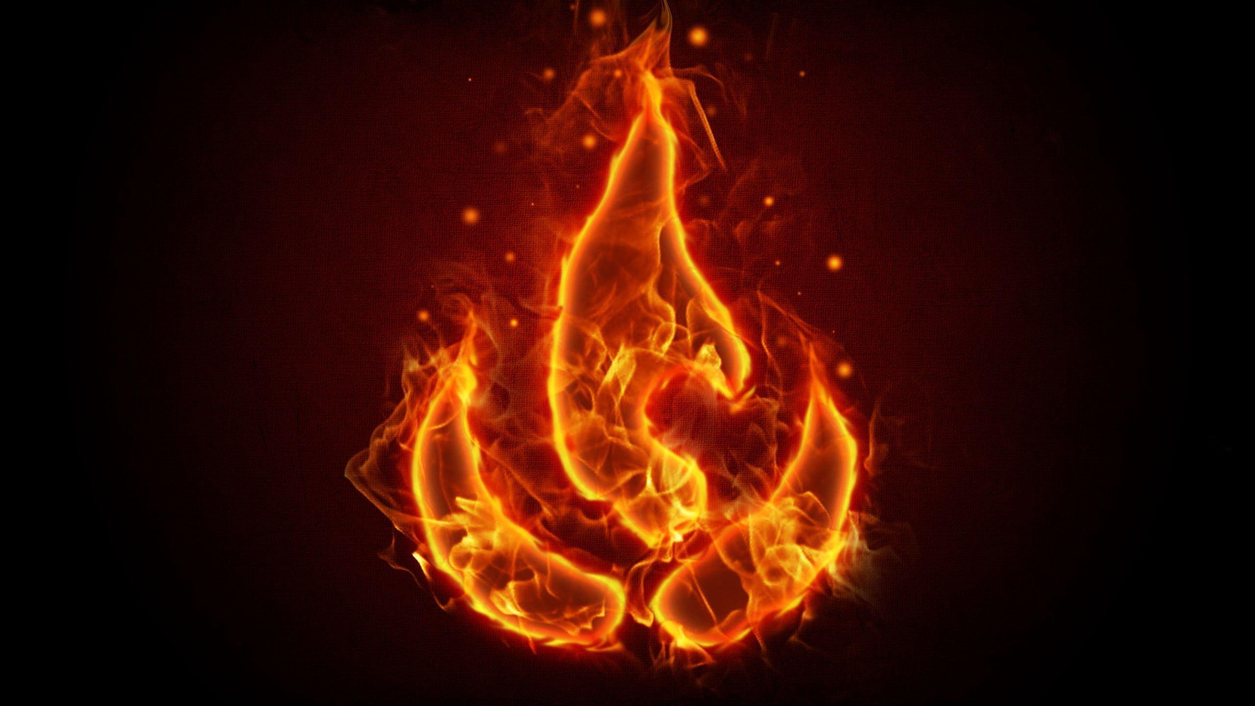 2560x1440 Fire Desktop