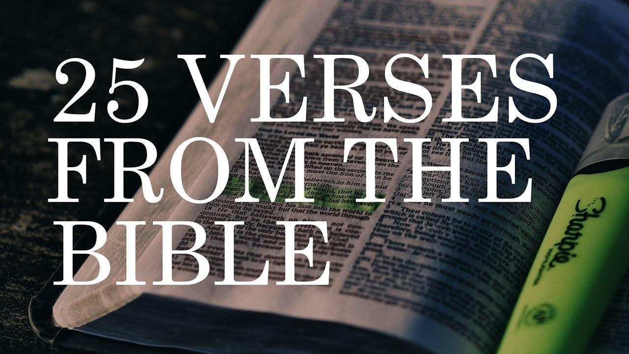 1280x720 ✝ 25 Famous Bible Verses. Best Bible Verses & Quotes