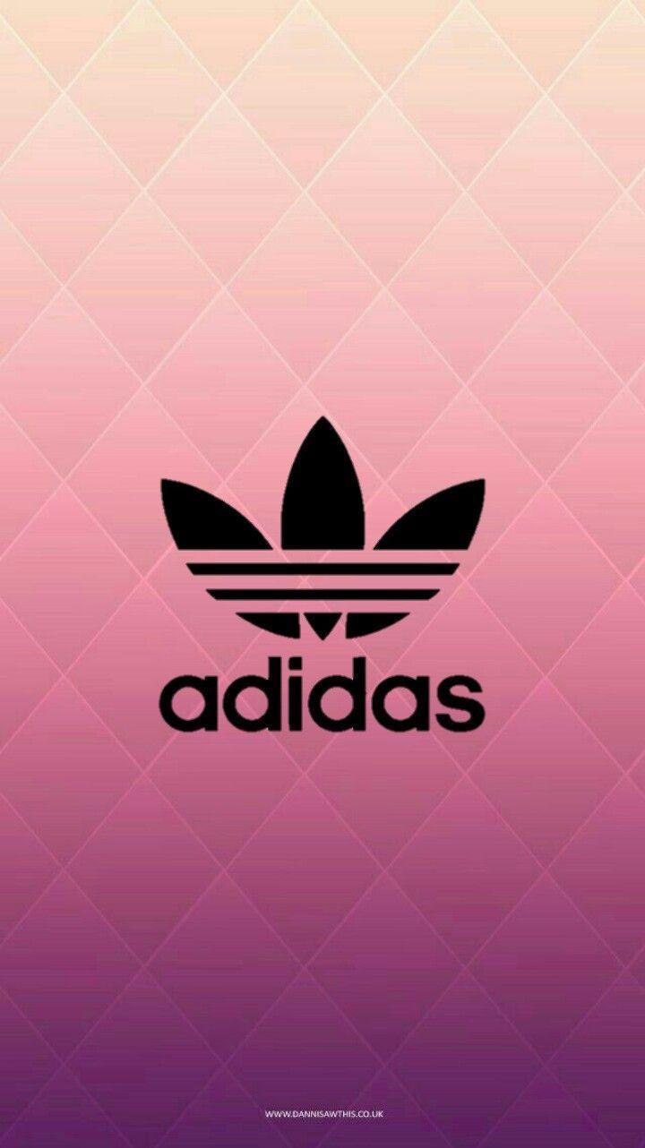 720x1282 Pink Ombre Adidas Wallpaper