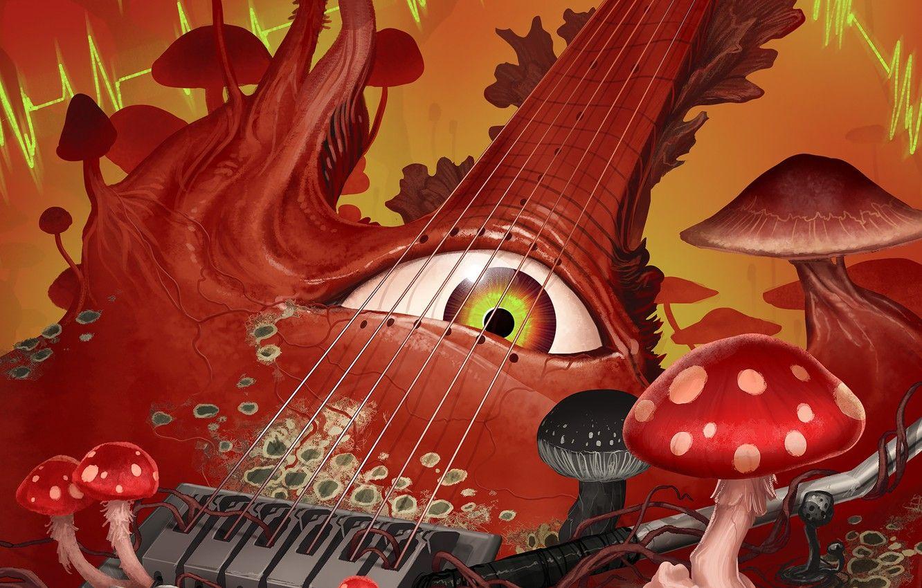 1332x850 Wallpaper Music, Infected Mushroom, Cover, Monstercat, Guitarmass