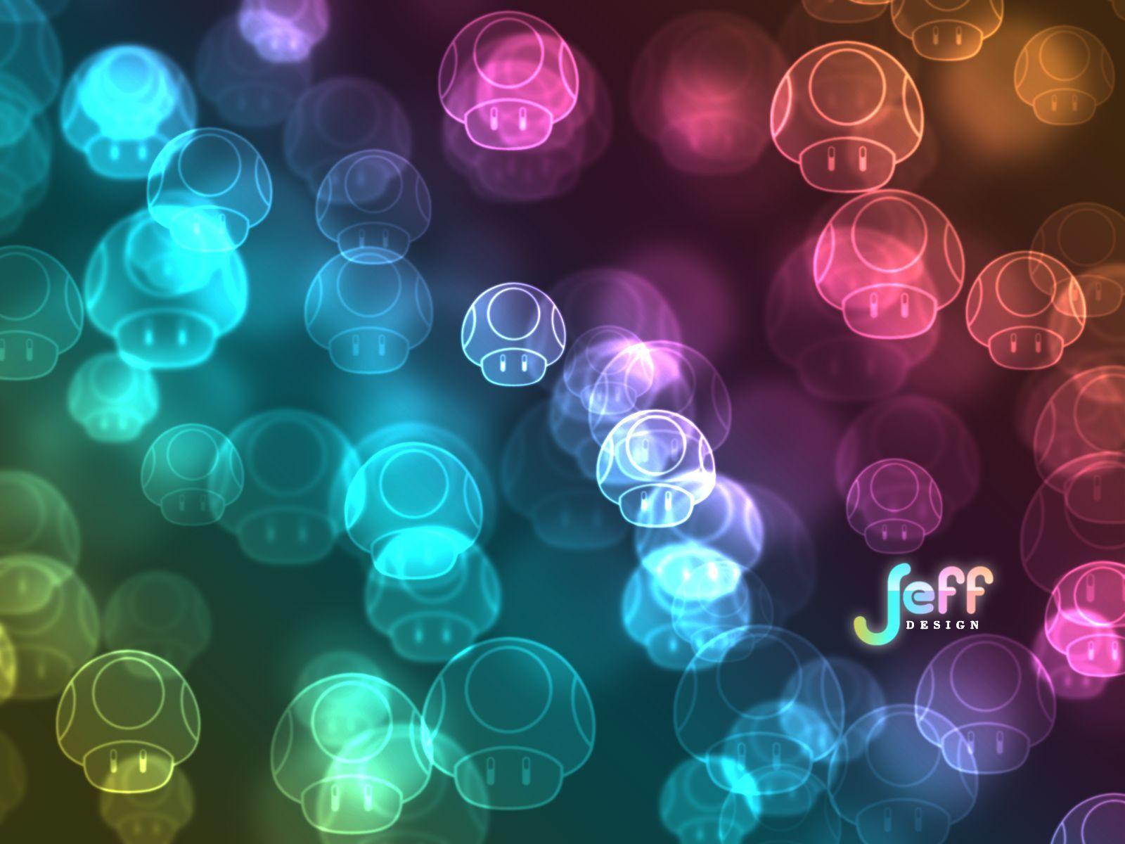 1600x1200 Mario Mushrooms Wallpaper
