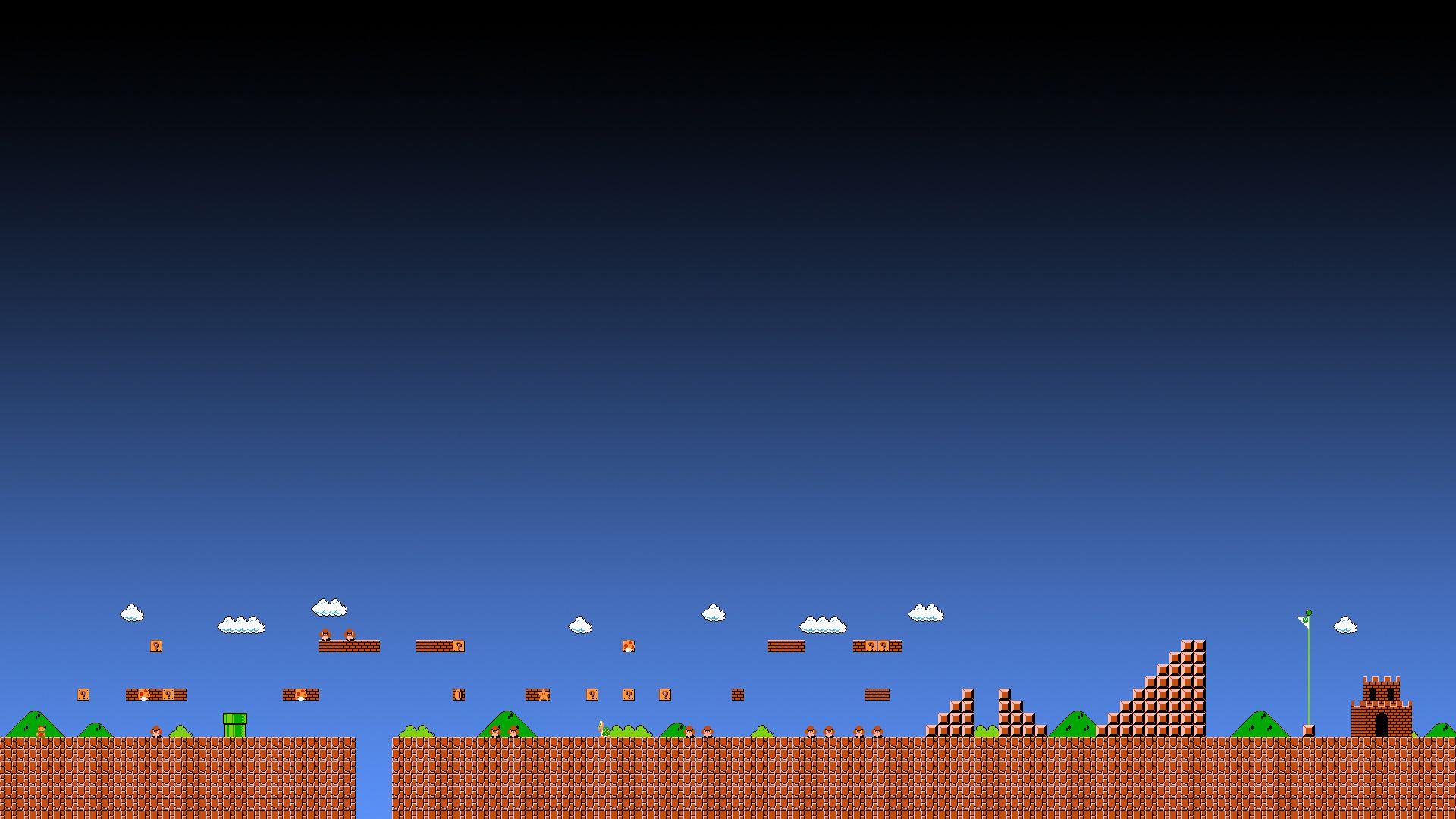 1920x1080 Mario Background 1080P. Terrifying 1080P
