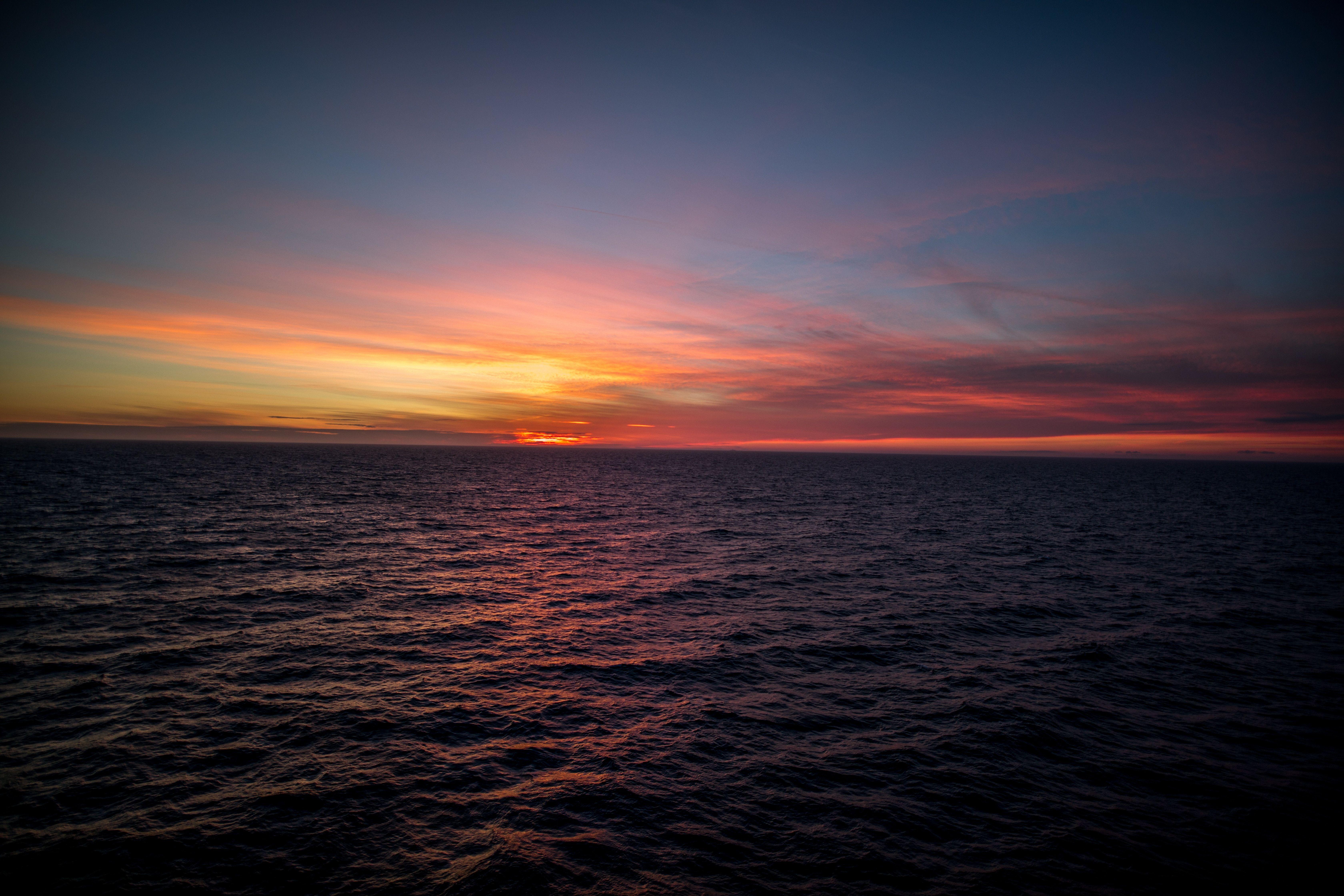 6720x4480 Silent Ocean Sunset 5k, HD Nature, 4k Wallpaper, Image