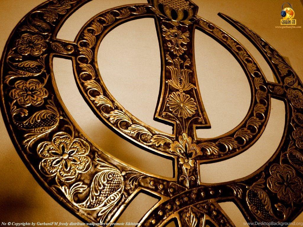 1024x768 Sikh Khanda Wallpaper Desktop Background