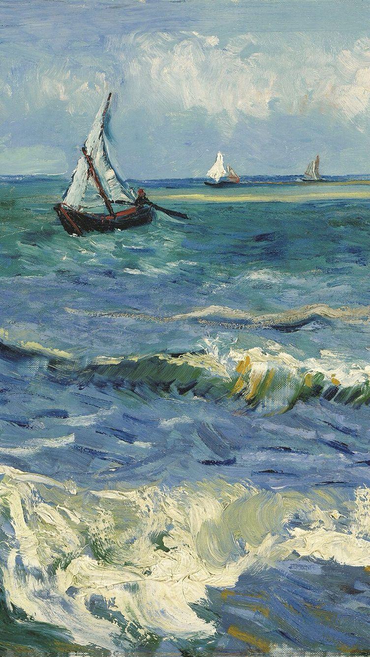 752x1334 Monet iPhone Wallpaper Desktop Source Gogh Phone