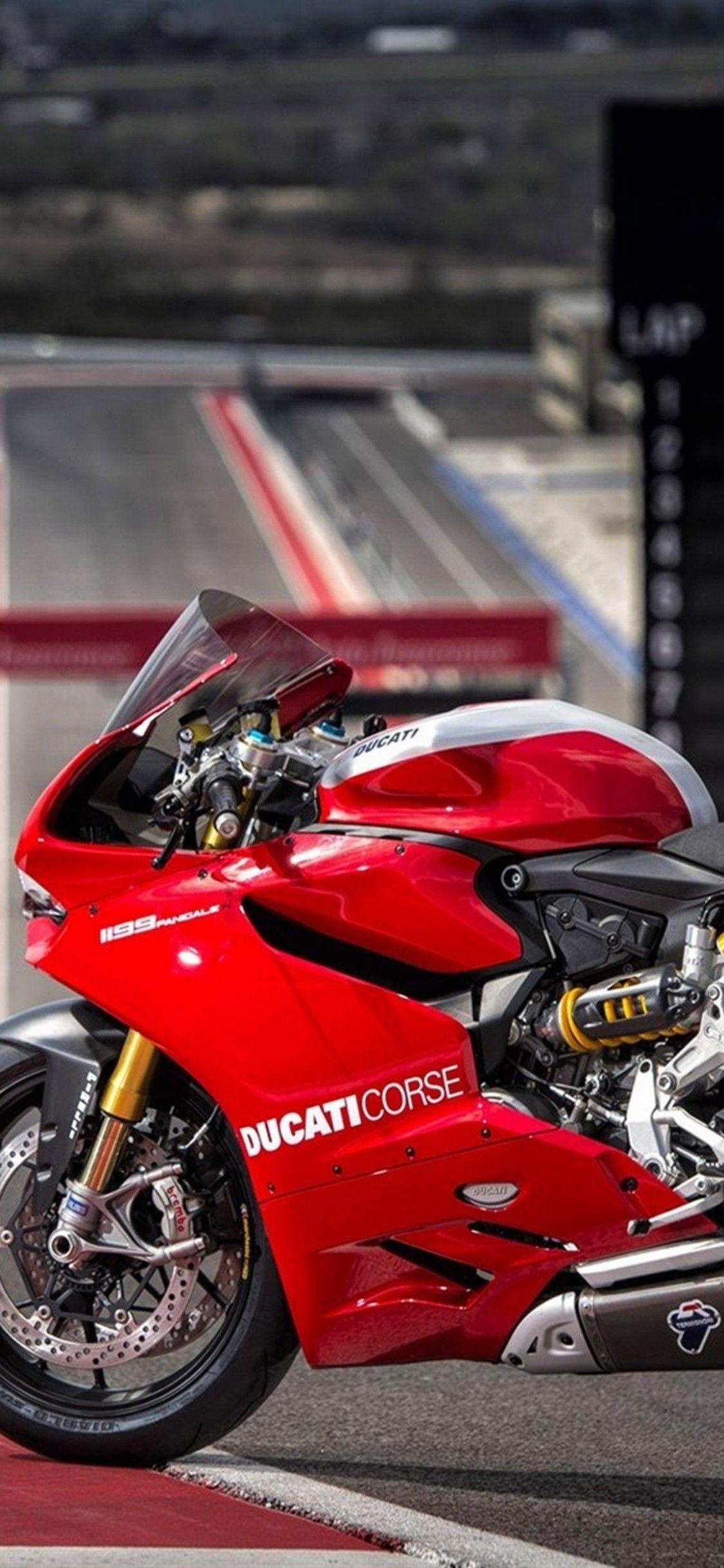 1125x2436 Ducati 1199 Panigale R, Red, Motorcycle 1199 Panigale