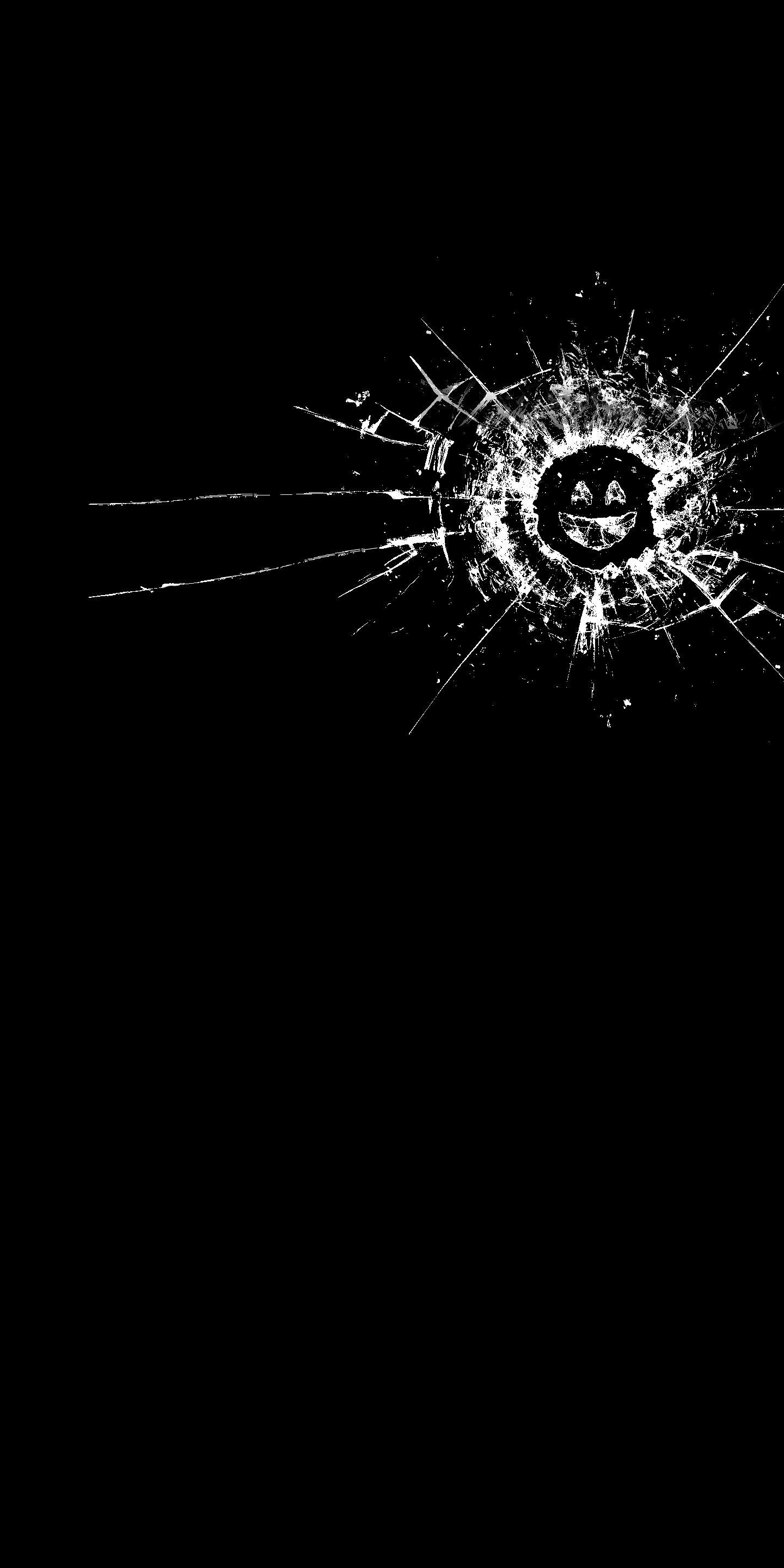 1440x2880 Amoled Black Mirror Logo (1440x2880)