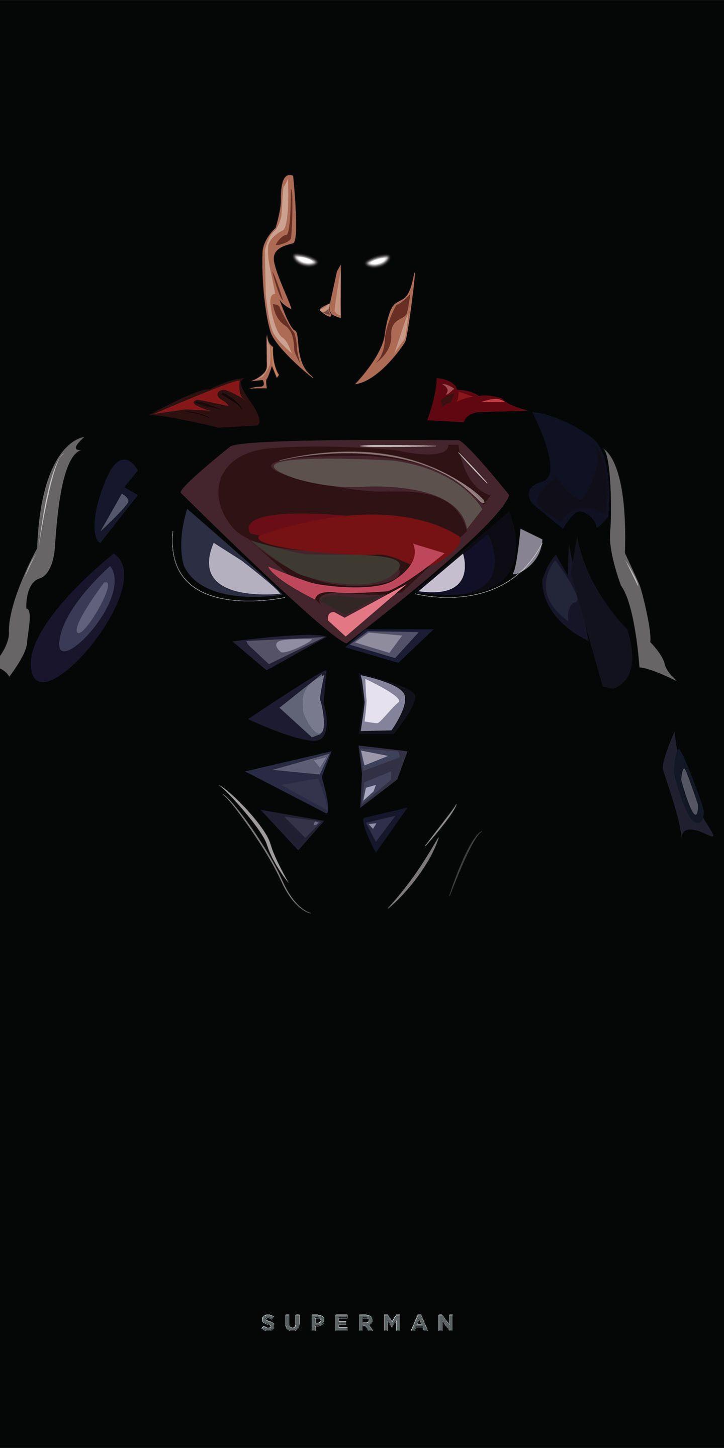 1440x2880 Download 1440x2880 wallpaper superman, dark, minimal, lg v lg