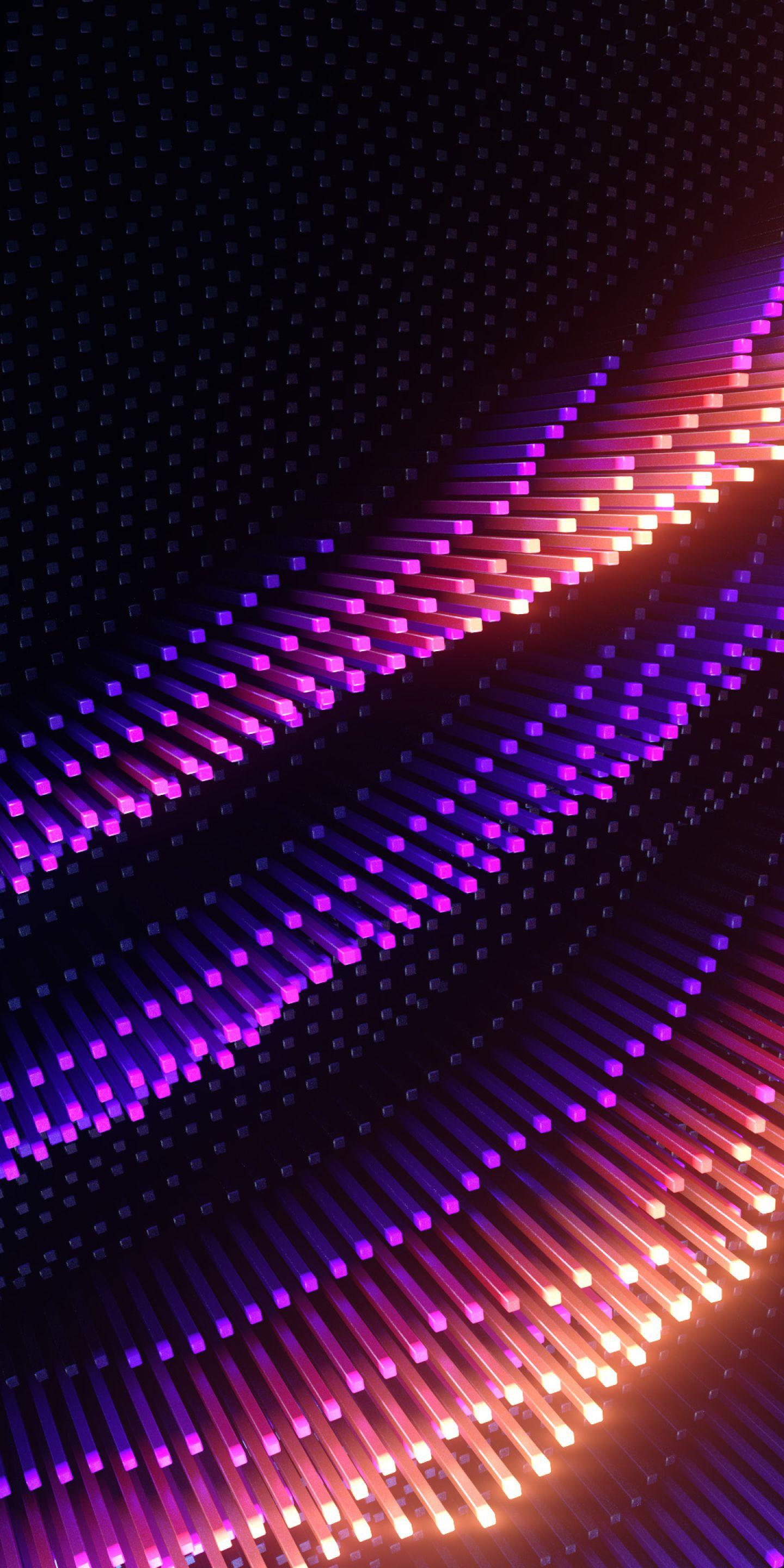 1440x2880 3D Abstract Colorful Surface Line 1440x2880 Resolution