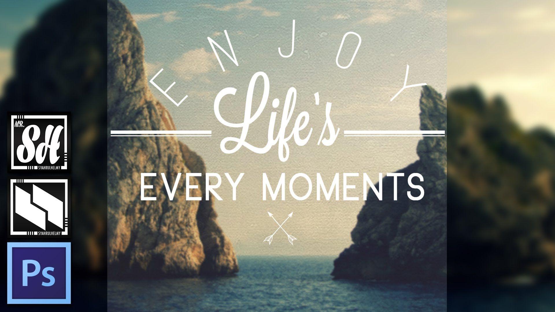 1920x1080 Photoshop Tutorial Simple Hipster Text On Photo Effect