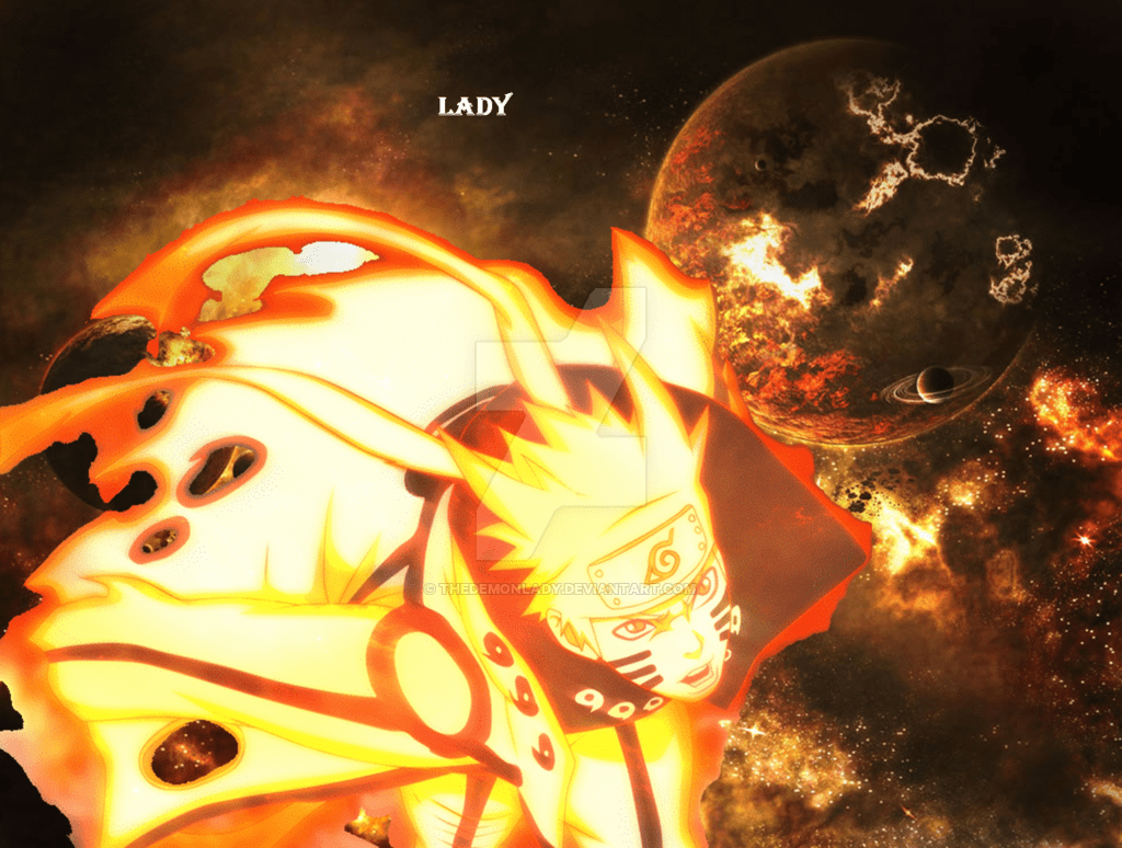1024x774 Naruto Kurama Mode Wallpaper