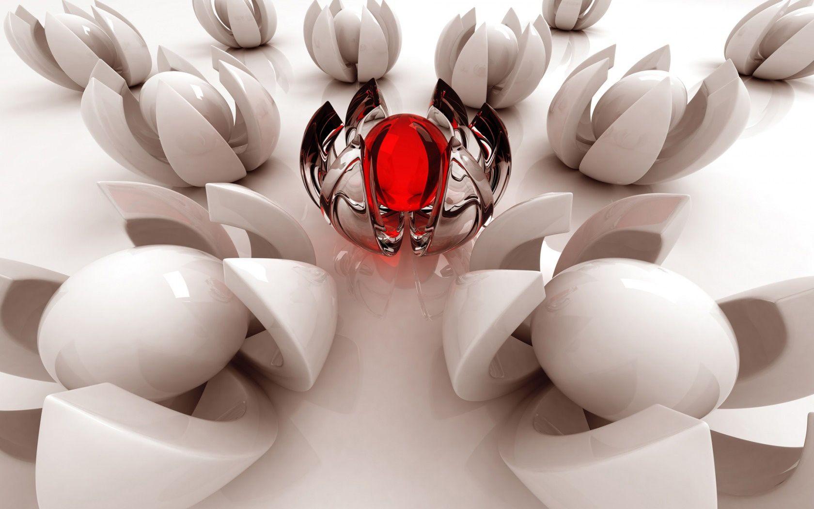 1680x1050 3D shapes Wallpaper, 3D shapes Background, 3D shapes Free HD