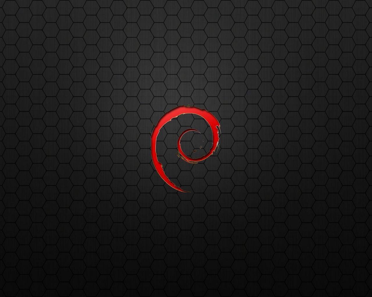1280x1024 Download wallpaper 1280x1024 sign, spiral, red, black standard 5:4