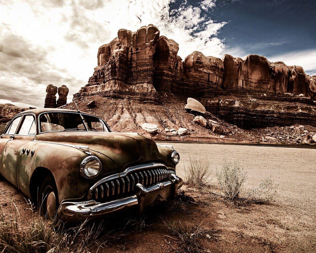 1280x1024 Vintage Dusty Car 1280x1024 Resolution HD 4k Wallpaper