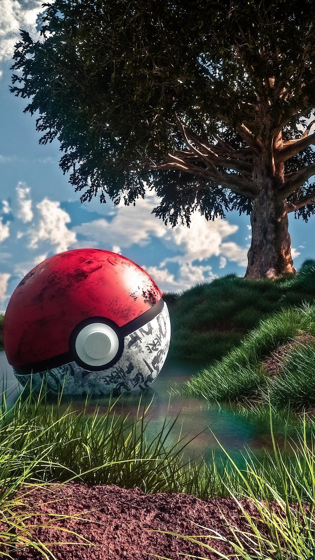 1080x1920 Pokéball #MobileWallpaper #MobileWallpaper #Pokéball in 2020