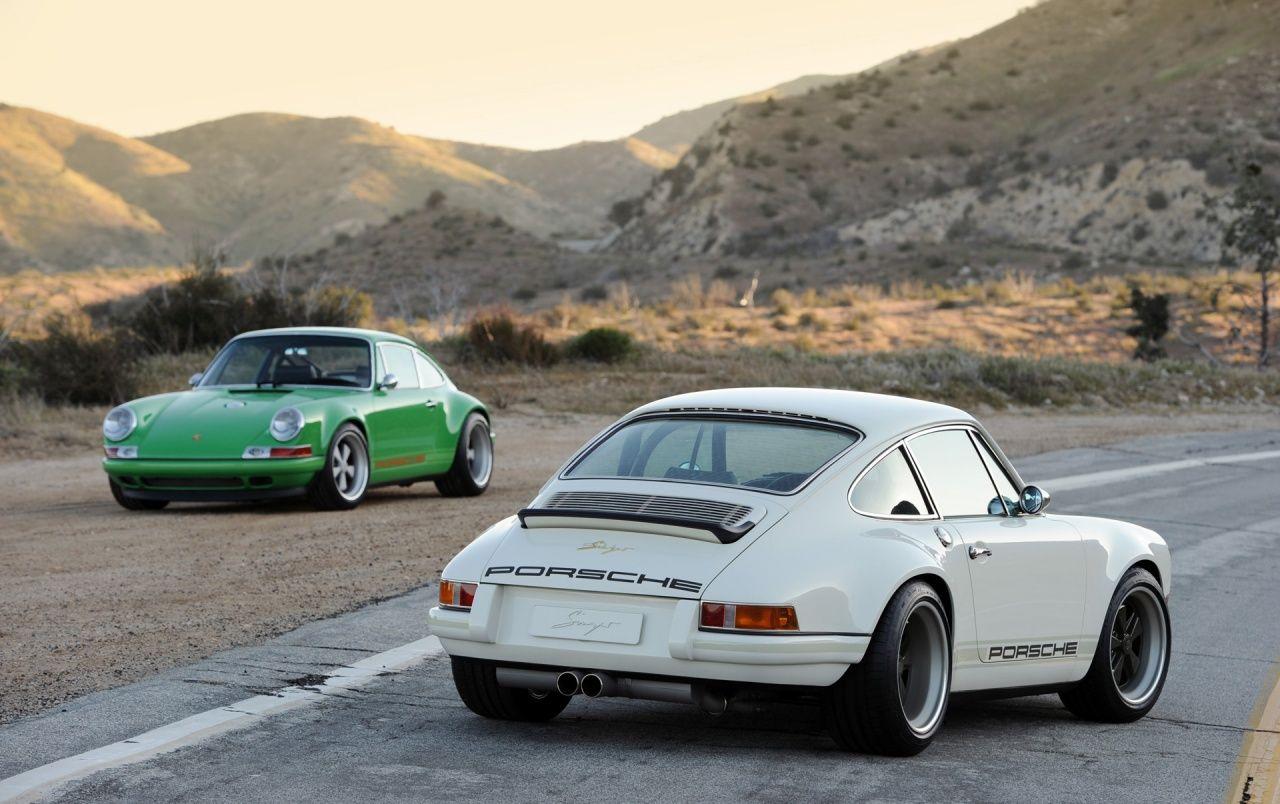 1280x804 Singer Porsche 911 White Duo wallpaper. Singer Porsche 911 White