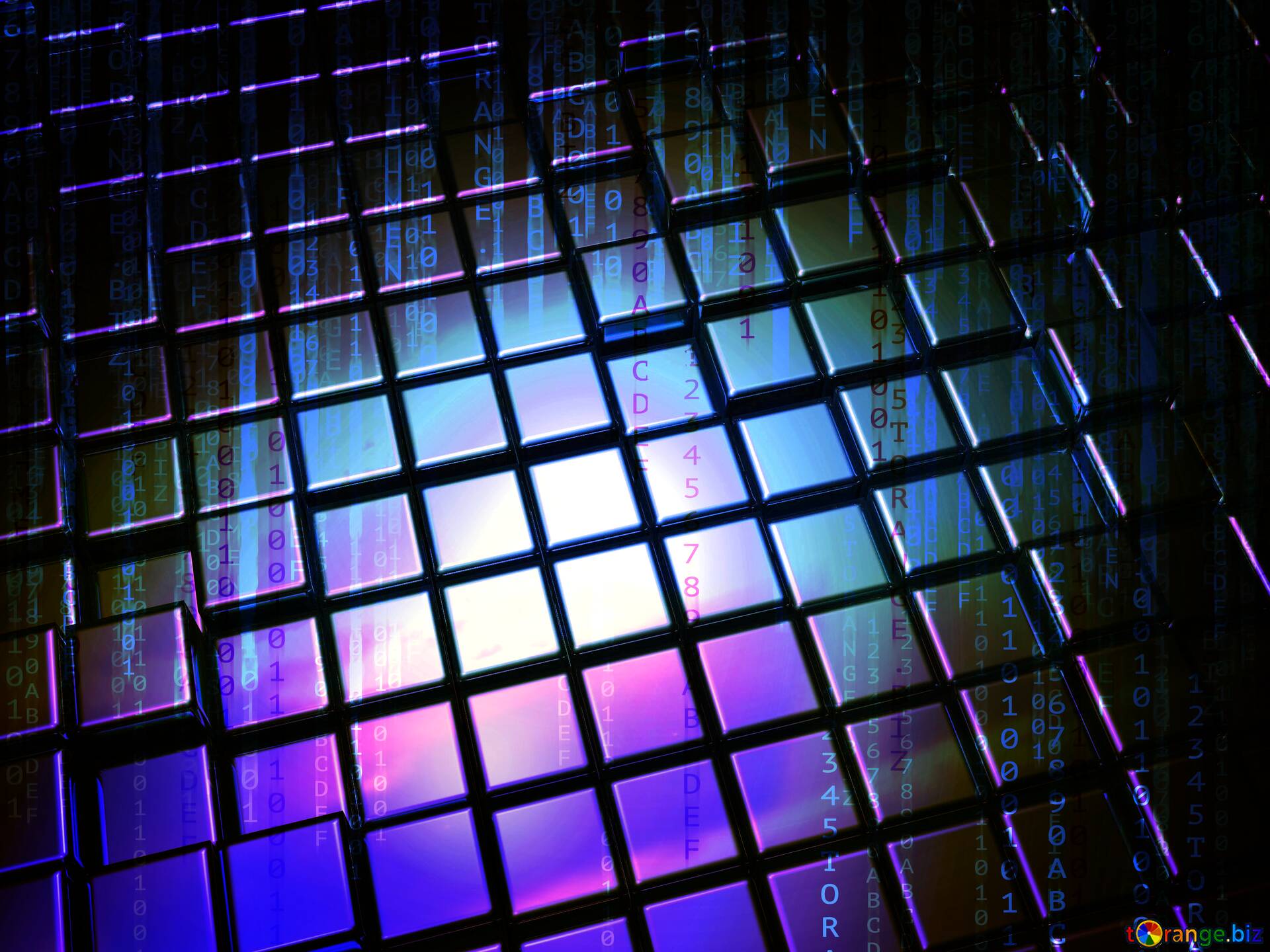 Blue Binary Wallpapers - Top Free Blue Binary Backgrounds - WallpaperAccess