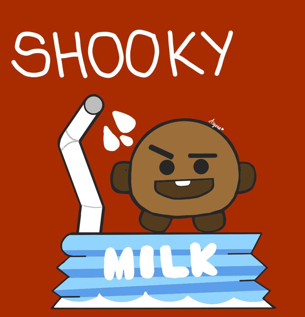 985x1024 BT21 Shooky Wallpaper