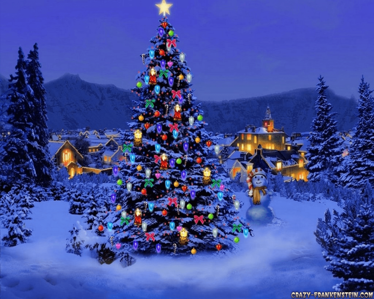 Christmas Tree Background png download - 1024*1024 - Free