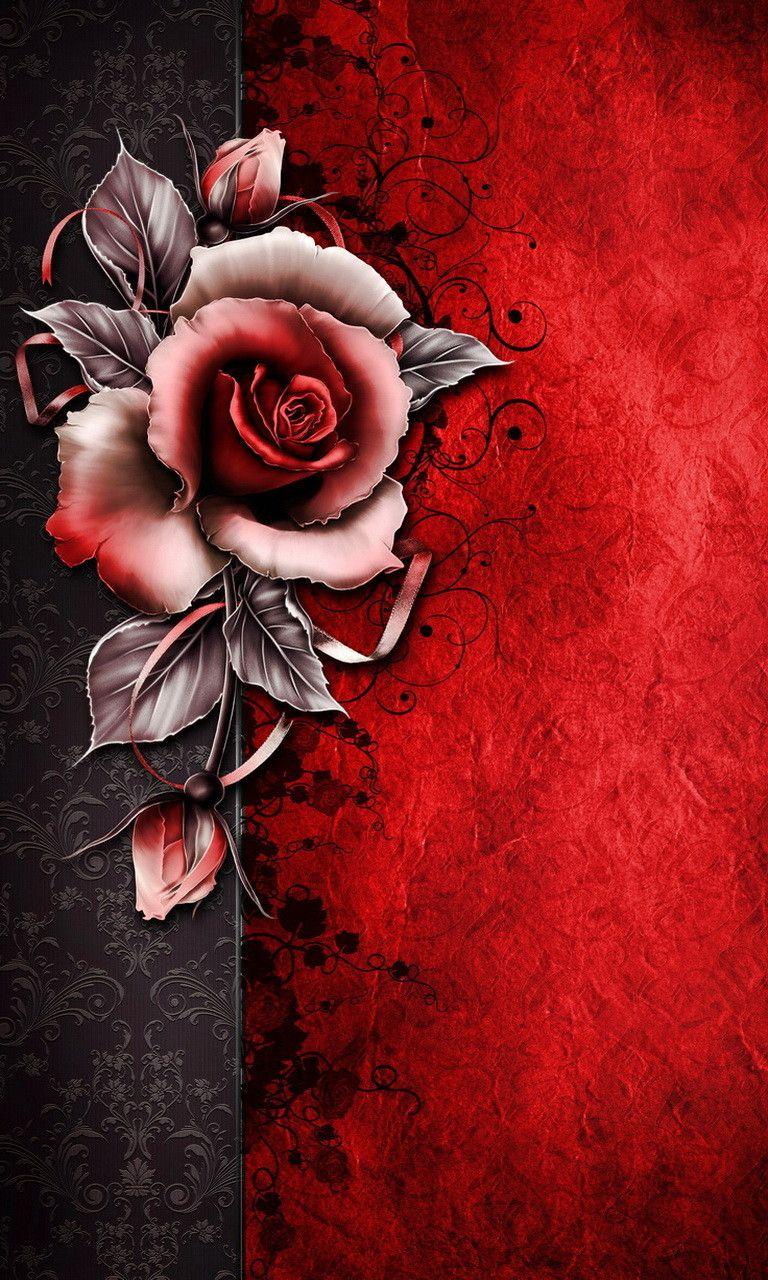 768x1280 Free download Vintage Flowersjpg phone wallpaper
