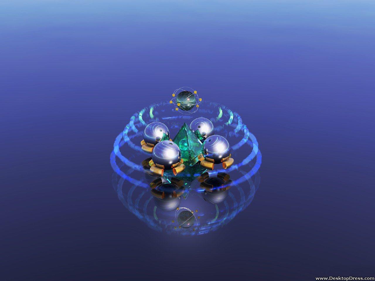 1280x960 Free download Desktop Wallpaper 3D Background Celestial Geometry