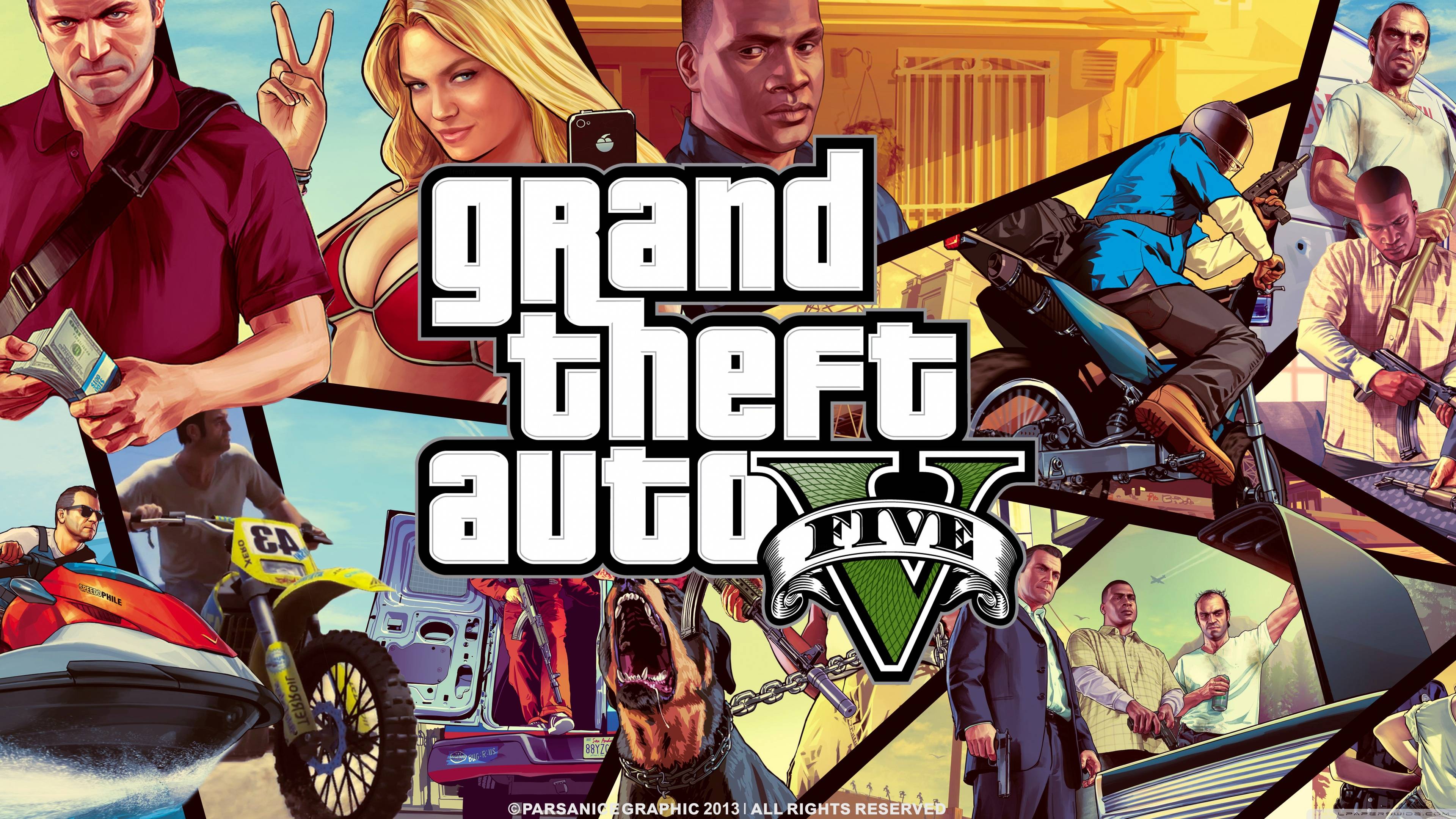 3840x2160 GTA 5 Desktop Wallpaper (3840x2160 px, 2.35 Mb)