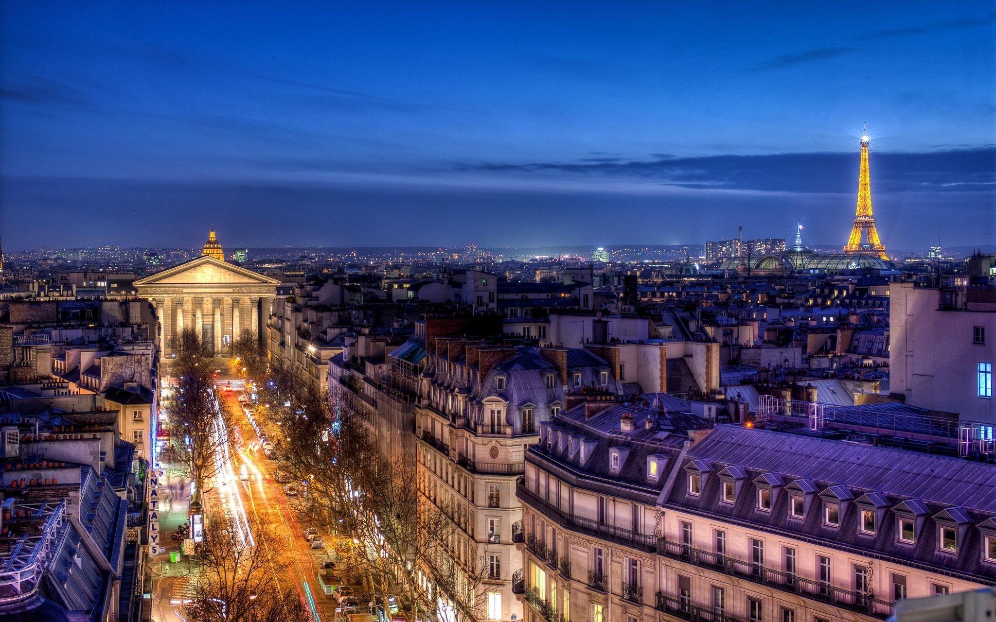 2048x1280 Paris Wallpaper HD De France At Night