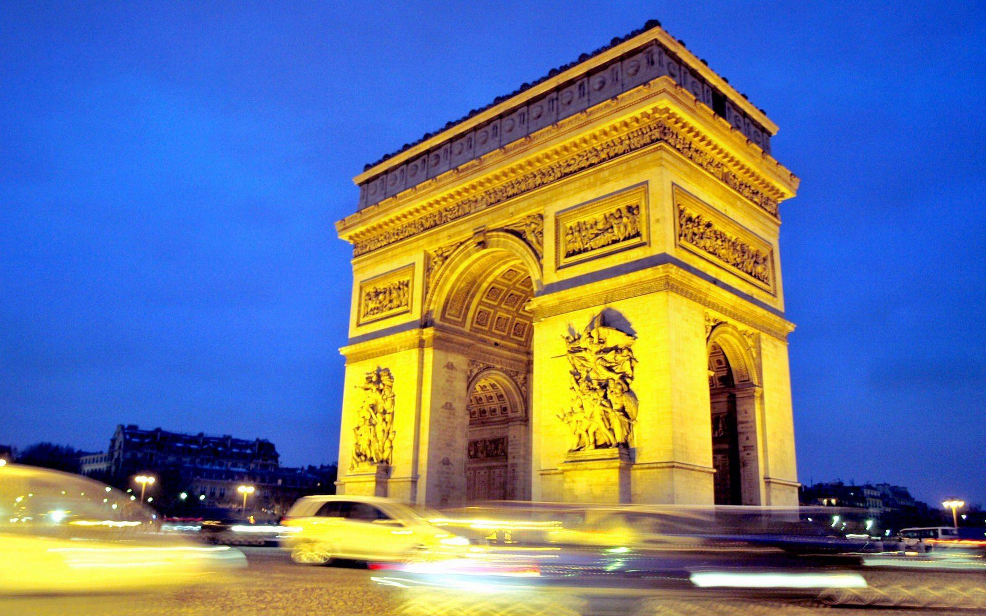 1920x1200 Arc De Triomphe France Wallpaper