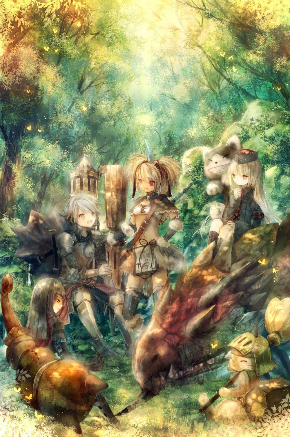 1000x1508 Monster Hunter Series, Mobile Wallpaper Anime Image Board