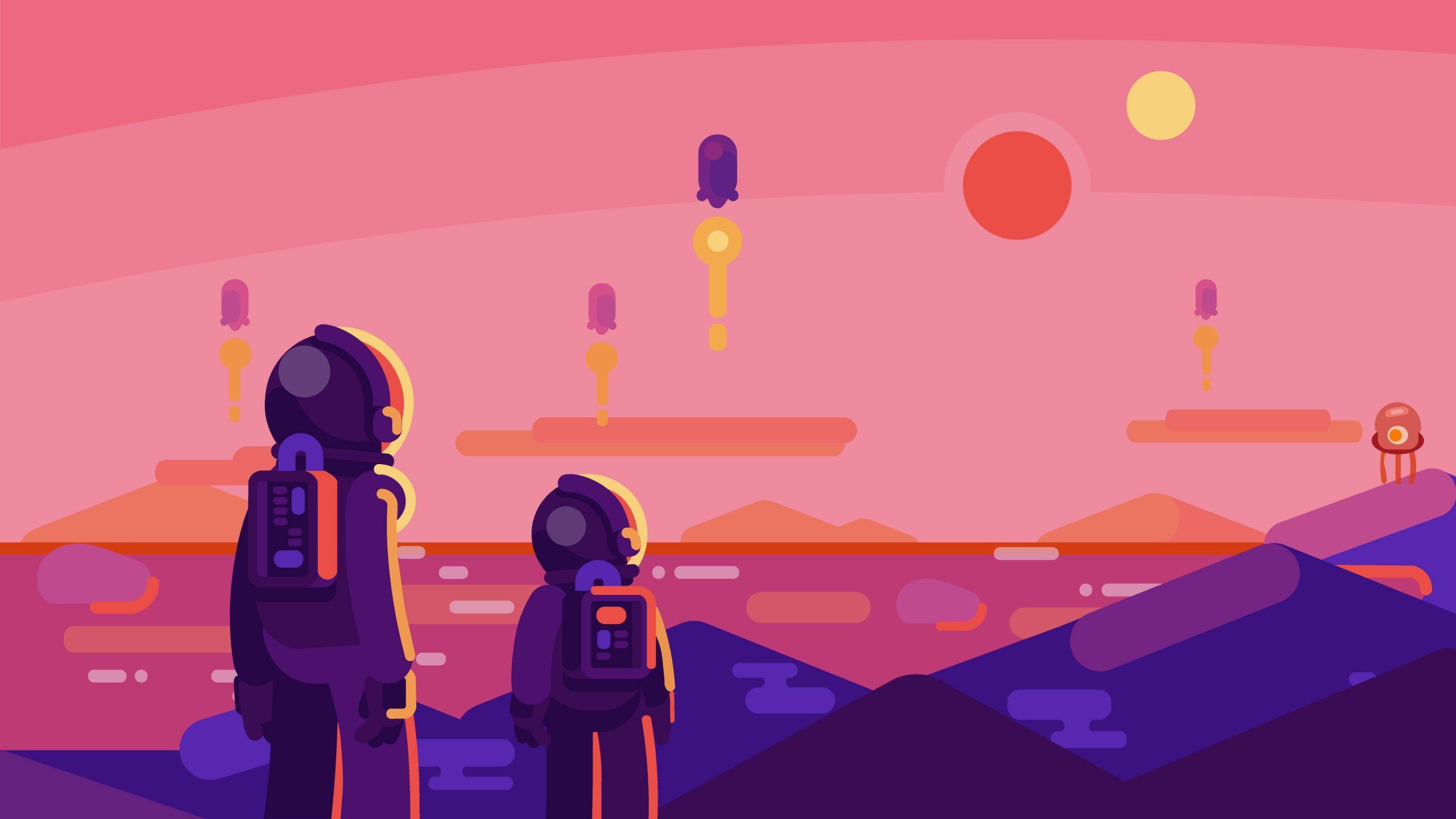 2560x1440 Kurzgesagt Horizons wallpaper in 2560x1440 resolution