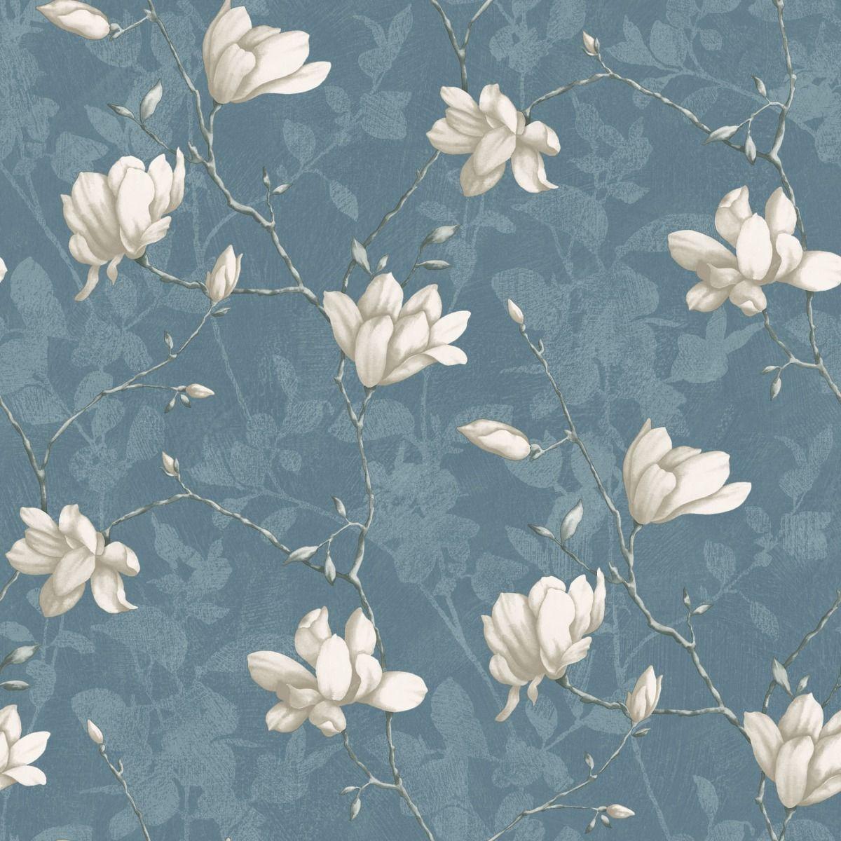 Asethetic Blue Floral Wallpapers - Top Free Asethetic Blue Floral ...