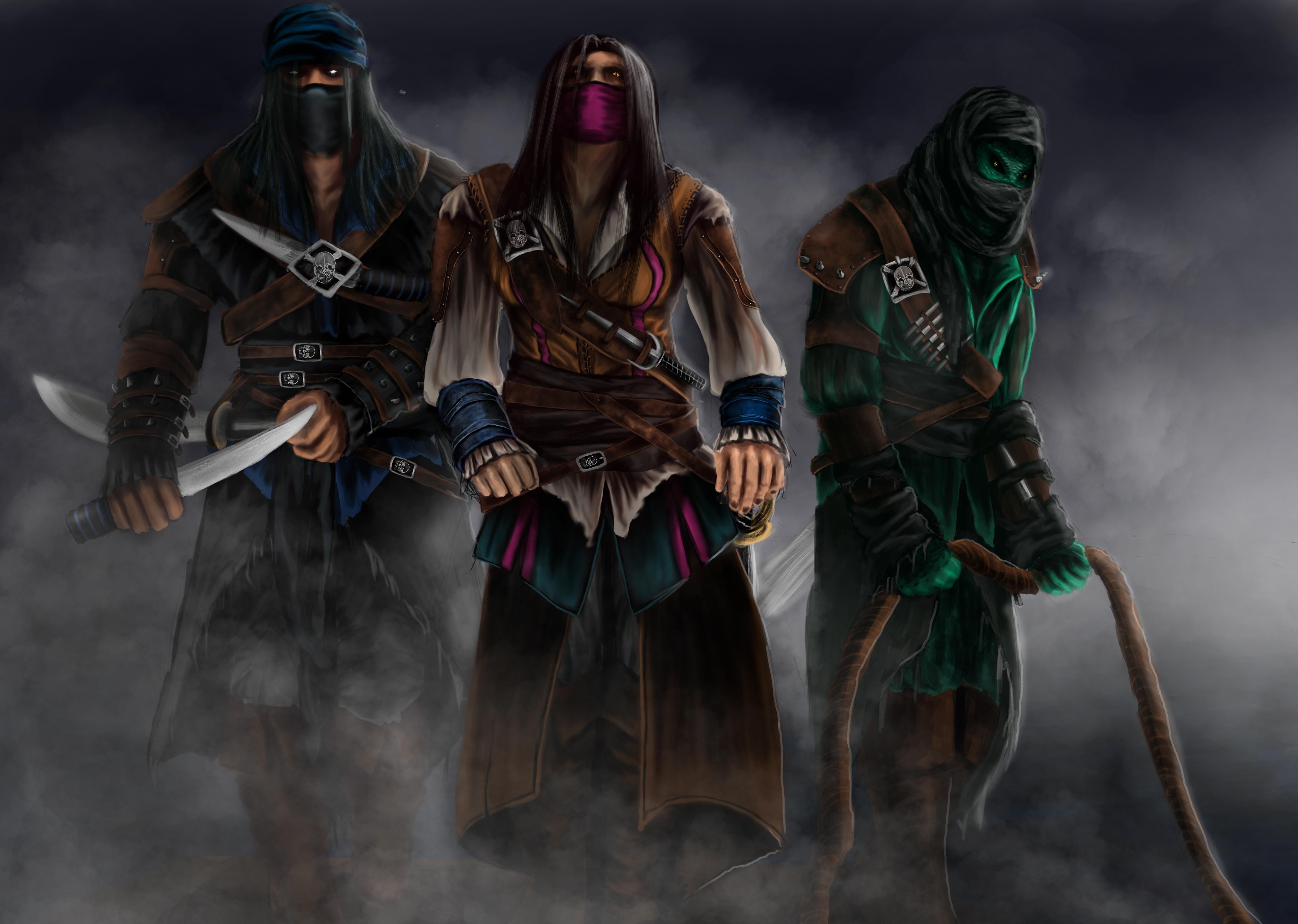 5000x3560 Wallpaper Mortal Kombat, Sub Zero, Rain HD : Widescreen : High