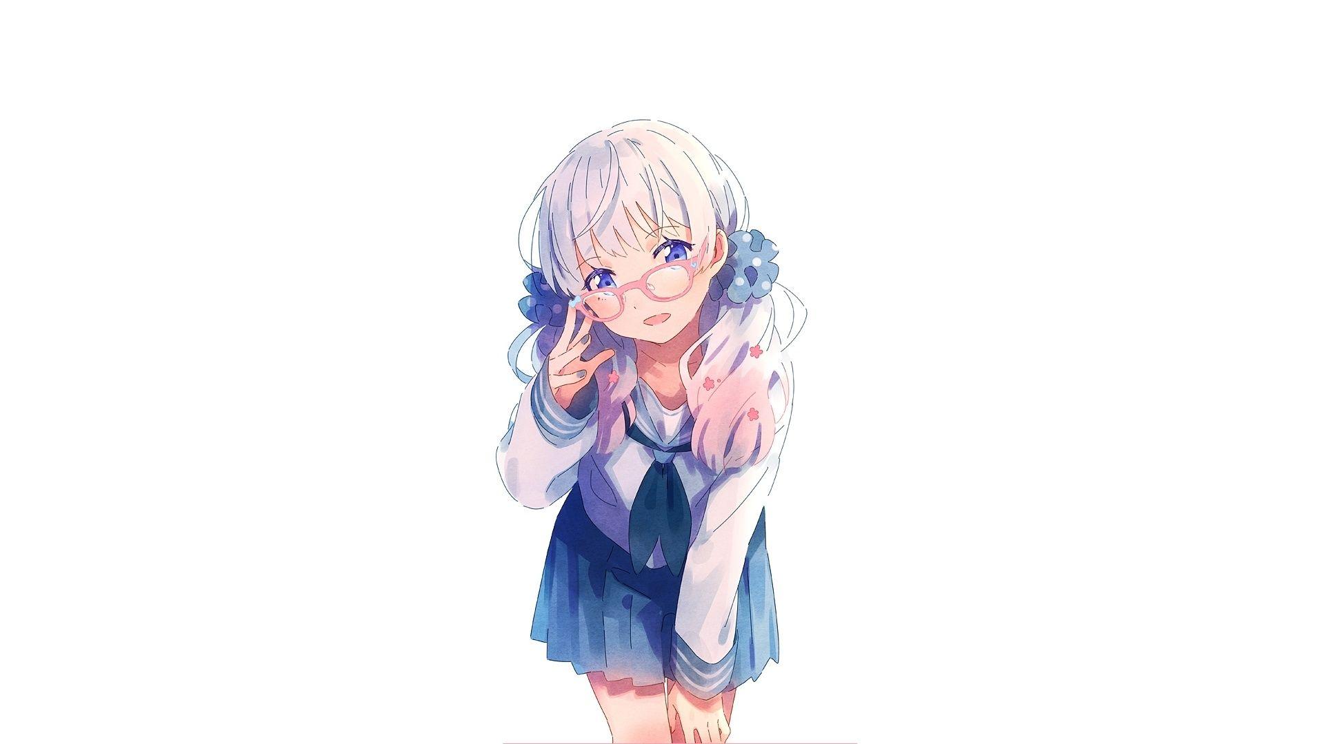 1920x1080 Drawing Cute Girl Art Wallpaper