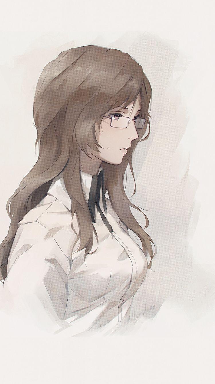 750x1334 Download Moeka, artwork, cute, anime girl wallpaper, 750x iphone iPhone 8