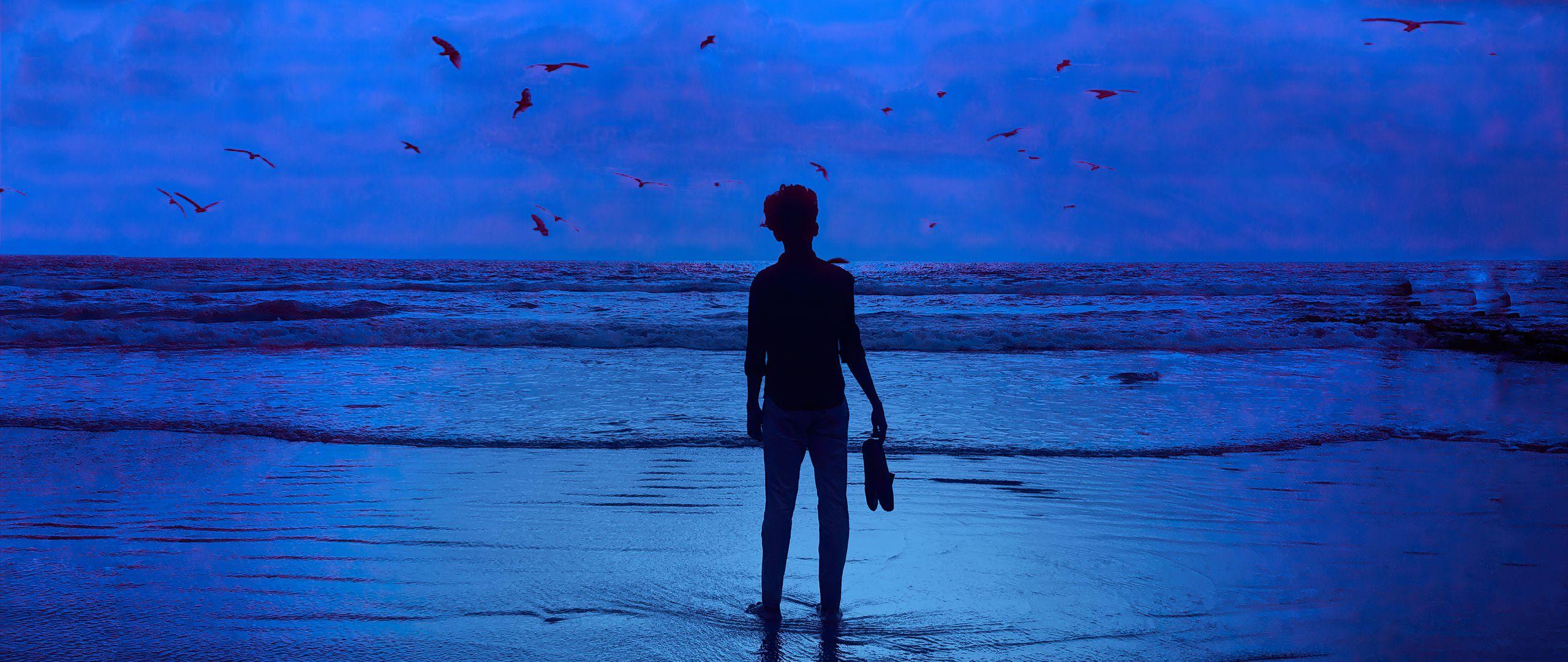 2560x1080 Beach Blue Weather 4k 2560x1080 Resolution HD 4k